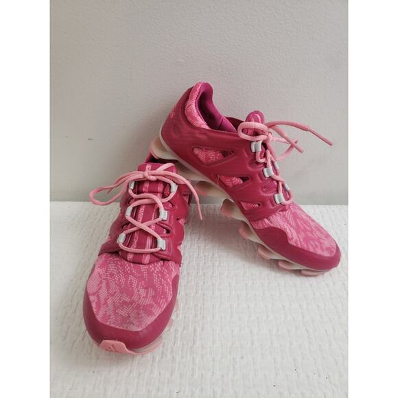(JL) Adidas Springblade Women's Shoes Size 9 Pink Running Athletic - Picture 2 of 10